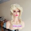 Wig Cosplay wig Blonde Curly wig Halloween Wig Costume Wig for women Synthetic wig