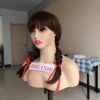 Wig Cosplay Wig Annabelle wig Costume Wig braided WIG long brown wig straight wig with bangs for women girls Heat Resistant Synthetic wig