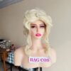 Wig Cosplay wig Blonde Curly wig Halloween Wig Costume Wig for women Synthetic wig