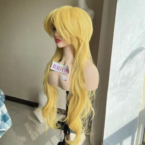 Wig Star Butterfly Wig Synthetic Wig Cosplay Wig Costume Wig long blonde wavy wig with bangs for women girls Star vs. the Forces of Evil wig