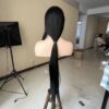Wig Tifa Lockhart wig Synthetic Wig Cosplay Wig Costume Wig long black wig with bangs for women girls Final Fantasy VII wigs