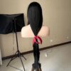 Wig Tifa Lockhart wig Synthetic Wig Cosplay Wig Costume Wig long black wig with bangs for women girls Final Fantasy VII wigs