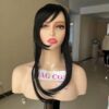 Wig Tifa Lockhart wig Synthetic Wig Cosplay Wig Costume Wig long black wig with bangs for women girls Final Fantasy VII wigs