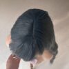 Long Gray wavy wig with bangs - Image 7