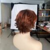 Short Brown Wavy Curly Wigs - Image 13