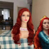 Aquaman Mera Cosplay Wig