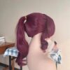 Wig Hercules wig Megara wig Synthetic Wig Cosplay Wig Costume Wig long Red wavy wig with bangs for women girls - Image 5