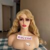 Wig Sleeping Beauty Aurora Wig Synthetic Wig Cosplay Wig Costume Wig long blonde wavy wig with bangs for women girls - Image 7