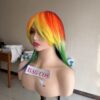 Rainbow wig Dash Wig Rainbow little pony - Image 3