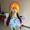 Rainbow wig Dash Wig Rainbow little pony