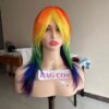Rainbow wig Dash Wig Rainbow little pony - Image 4