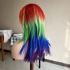 Rainbow wig Dash Wig Rainbow little pony - Image 5
