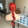 Jessie Wig Toy Story Cosplay Wig Costume Wig red Braided long wig Halloween Wig for women - Image 6