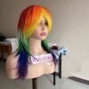 Rainbow wig Dash Wig Rainbow little pony - Image 10