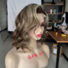 13 x 4 Lace front Wigs Human Hair Higlights wigs short Bob Wigs - Image 9