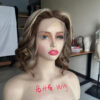 13 x 4 Lace front Wigs Human Hair Higlights wigs short Bob Wigs - Image 2