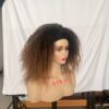 Kinky Curly Brown Headband Wigs - Image 8