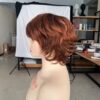 Short Brown Wavy Curly Wigs - Image 6