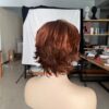 Short Brown Wavy Curly Wigs - Image 3
