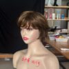 Blonde Short Wavy Wig With Highlights - Image 3