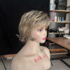 Blonde Pixie Cut Wigs With Bangs - Image 2