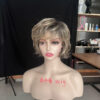 Blonde Pixie Cut Wigs With Bangs