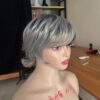 Pixie Cut Short Gray wigs