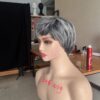 Short Highlights Gray wigs - Image 6