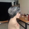 Short Highlights Gray wigs - Image 3