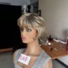 Short Curly Highlights blonde wigs - Image 8