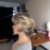 Short Curly Highlights blonde wigs - Image 7