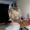 Short Curly Highlights blonde wigs - Image 6