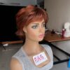 Redish Brown Wavy Short Wig For Women