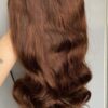WIGS Human hair wigs for black women Lace front long wigs brown wigs body wave wavy wigs - Image 3