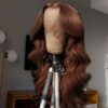 WIGS Human hair wigs for black women Lace front long wigs brown wigs body wave wavy wigs - Image 5