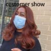 WIGS Human hair wigs for black women Lace front long wigs brown wigs body wave wavy wigs - Image 6
