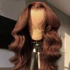 WIGS Human hair wigs for black women Lace front long wigs brown wigs body wave wavy wigs - Image 8