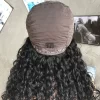20" WIG human hair blend wig lace front wig  middle part curly wig for black women - Image 6