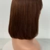 Wigs human hair wigs with bangs for women Short wigs bob wigs human hair brown wigs - Image 2