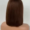Wigs human hair wigs with bangs for women Short wigs bob wigs human hair brown wigs - Image 5