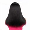 WIGS Side part 18" Human hair wigs for black women Lace front  long wigs Black wigs - Image 4